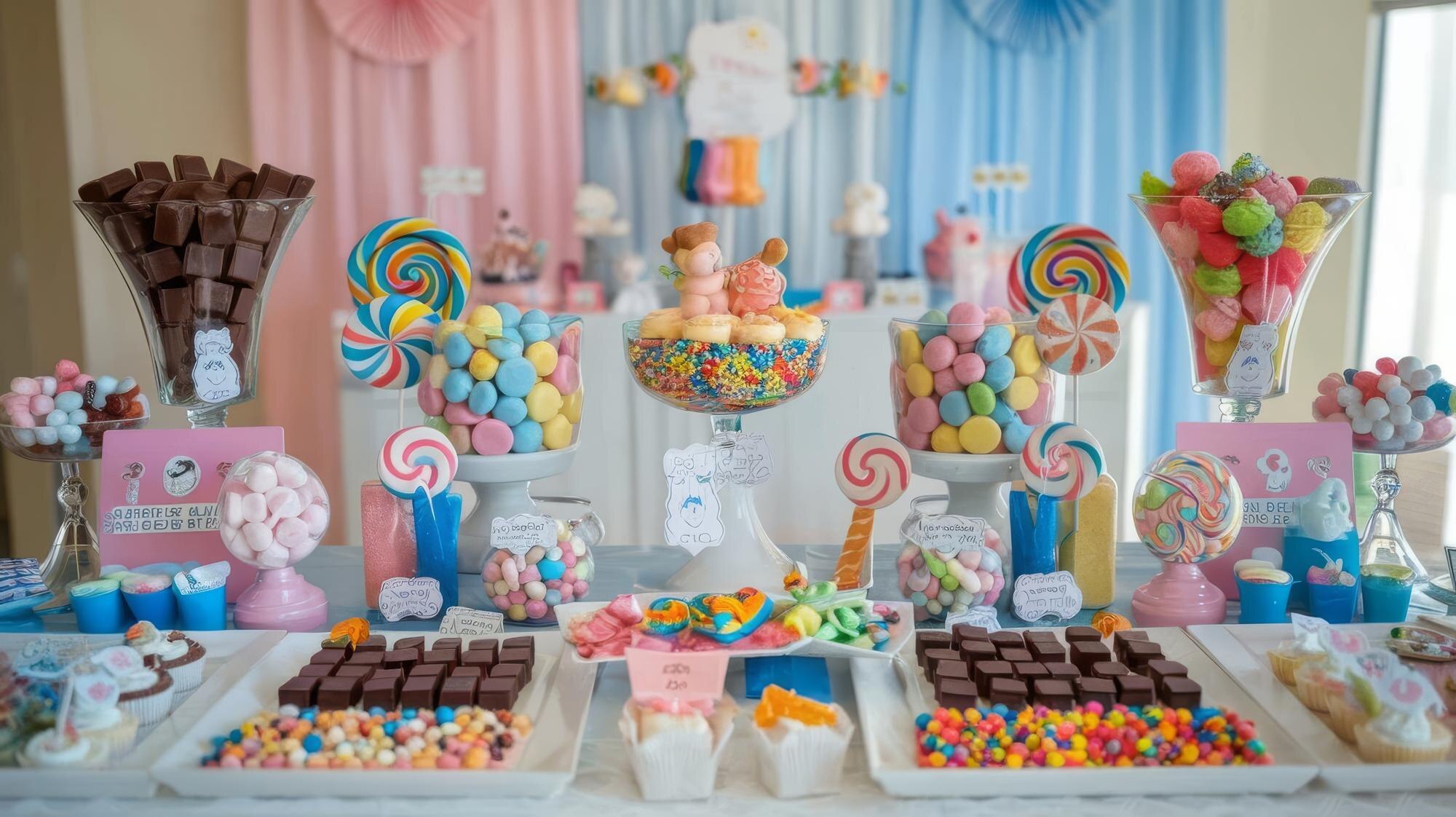 Mesa de Dulces para Fiesta Infantil: Ideas, Montaje y Cantidades